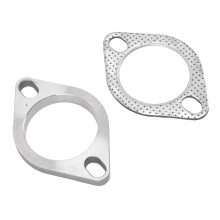 2PCS 2 Bolt 2.5in Exhaust Flange Connection Kit