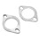 2PCS 2 Bolt 2.5in Exhaust Flange Connection Kit 1