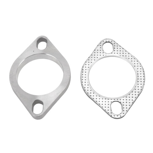 2PCS 2 Bolt 2.5in Exhaust Flange Connection Kit 2