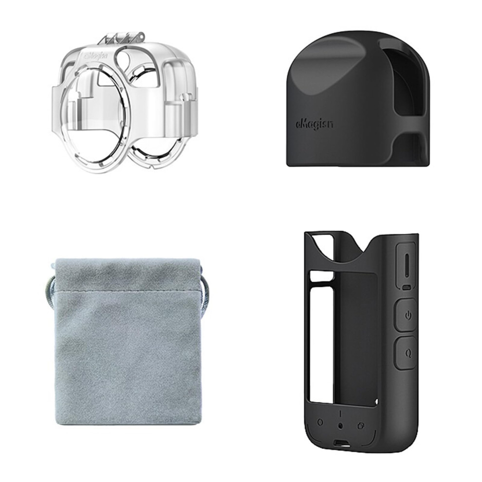 Lens Protector Case For 360 Action Camera, Transparent Lens Guard, Protective Cover, 360 Camera Accessories 9084446896503