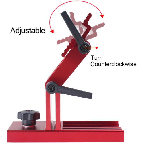 Woodworking Sharpener Tool Adjustable Aluminium Sharpening Jigs for Easy Tool Honing and Precision Edge Maintenance 2