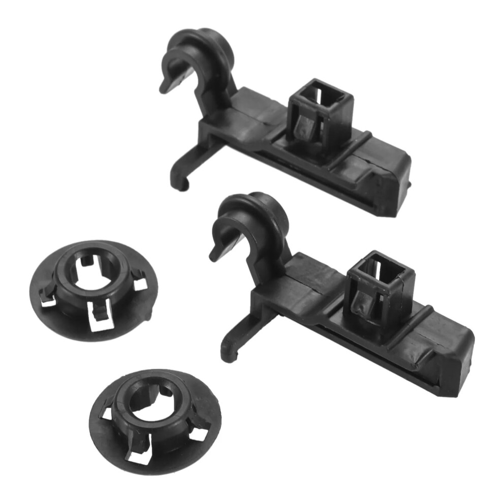 4Pcs Car Hood Prop Rod Clips Grommet For Toyota Corolla E120 9Th Gen 2003-2008 Oem 53452-02060 90480-15034 Black 9084446896756