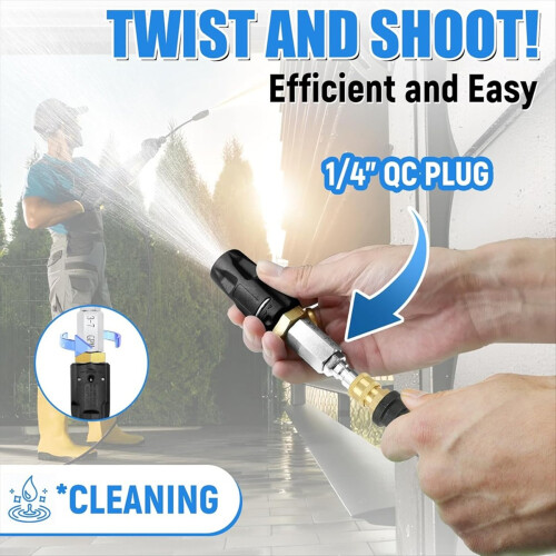 Downstream Soft Wash Nozzle, for Use with Pressure Washer 3-7 GPM 2