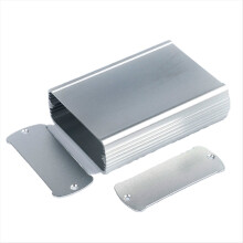 Carcasă din aluminiu 82x32x110mm, cutie integrată impermeabilă, argintie