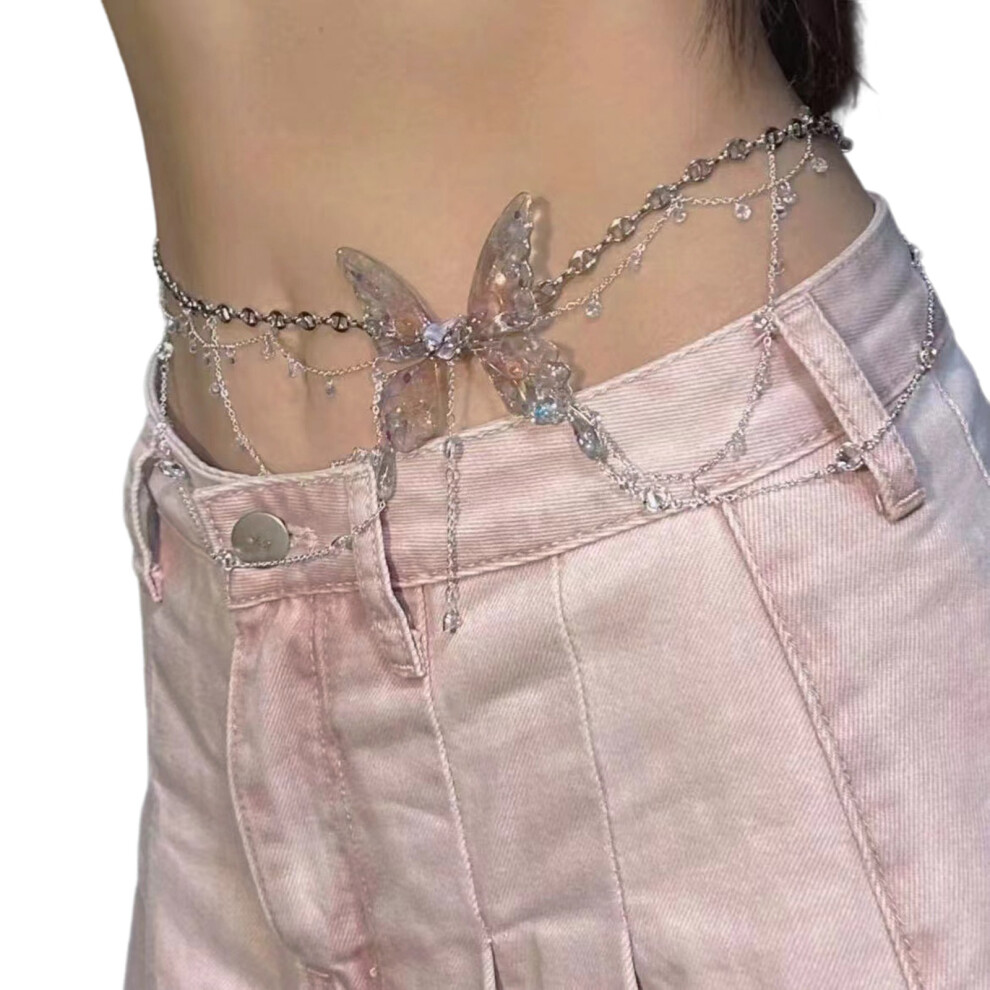 Beautiful Butterfly Pendant Waist Chain Jewelry for Women with-image-OPC-PKFTBRV-NEW