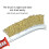 Wire Scratch Brush 2 Pack Stainless Steel 9Inch with Ergonomic 7