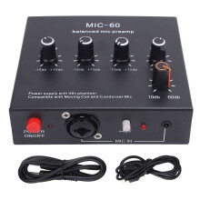 Microphone Preamp Enhance Sound Quality 48V Power
