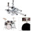 Drum Stand, Drum Mount Arm Double Drum Stand Shelf Percussion 2