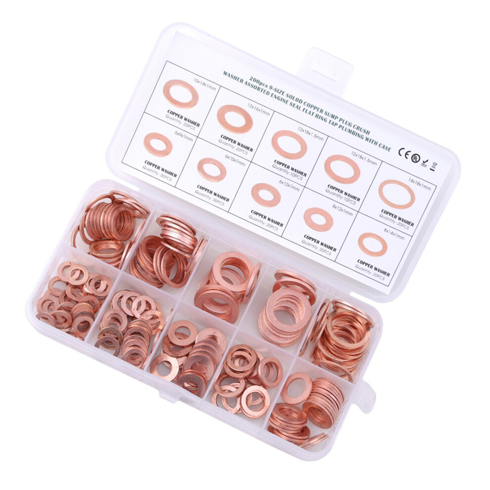 200Pcs Corrosion-Resistant Automobile Engine Oil Drain Plug 7751000035129