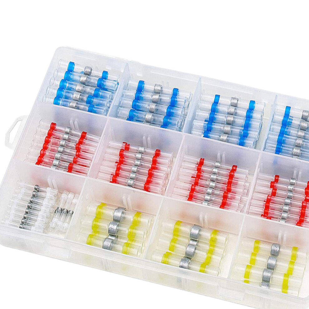 300Pcs Heat Shrink Self Soldering Butt Connector Solder Seal 7751000035334