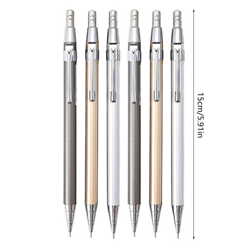 6 Pcs/Set 0.5mm Automatic Pencils Drawing Pencils Mechanical 2