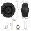 4Pcs 40x18mm Suitcase Wheels Replacement Black Luggage Wheels 3