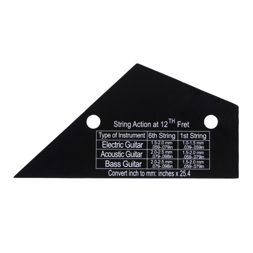 Guitar String Height Ruler String Action Gauge Ruler Guitar Set