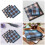 40x40cm Lattice Pattern Handkerchief for Adult Multiple 2