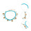 1St Trendy Female Beach Anklet in , Feest 4