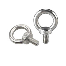 Lifting Ring Eye Bolt Stainless Steel Male Thread Screw Lifting Eye Bolts M6*11-10pcs