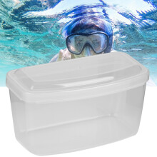 2 Stück PP Plastik Schwimmbrille Aufbewahrungsbox Staubdicht 18,3x9x9,8 cm