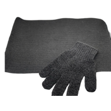 Heat Resistant Mat & Glove for use with Hair Straighteners & Wands