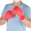 Boxhandschuhe mit Daumenschutzhülle, PU+EVA, Blau/Rot, M/L 9
