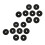 20Pcs/Set Cymbal Replacement Accessories Plastic 6