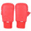 Boxhandschuhe Karate Handprotektor mit Daumen Rot L PU+EVA 2