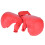 Boxhandschuhe Karate Handprotektor mit Daumen Rot L PU+EVA 14