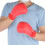 Boxhandschuhe Karate Handprotektor mit Daumen Rot L PU+EVA 12