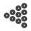 20Pcs Cymbal Felt Washer Pads Stand Replacement 10
