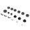 Drum Kit Non Slip Felt Pad Set Wing Nuts Stand 3