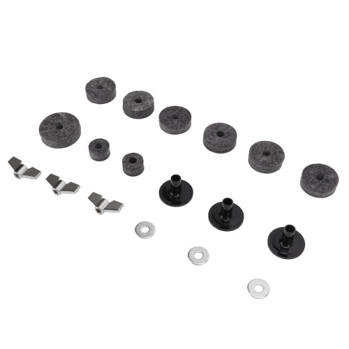 Drum Kit Non Slip Felt Pad Set Wing Nuts Stand 2