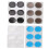 4 Sets Drum Dampener Silicone Damping Control Pad 5