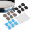 4 Sets Drum Dampener Silicone Damping Control Pad 12