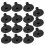 15Pcs Drum Cymbal Sleeves Plastic Cymbals 8