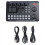 Placa de som F998 Microfone Interface de áudio Mixer de som 1