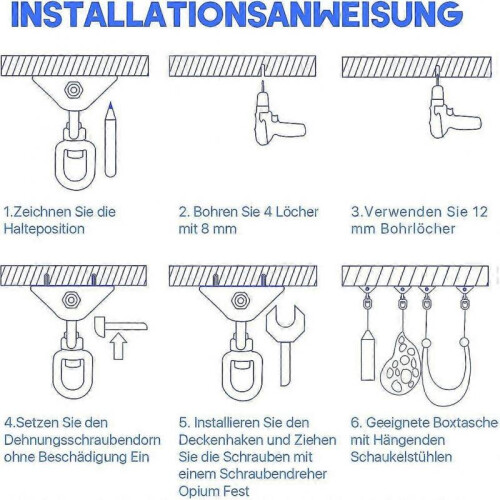Heavy Duty Stainless Steel Ceiling Hook, Hanging Hook, 4 Set Screws 1