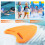 Orange EVA Back Float Kickboard Träningsplatta för Vuxna Barn 5
