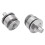 41MM Motorrad-Vorderradschraube Gabelabdeckungsschrauben (Silber) 4