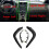 set dashboardluchtroosters voor Altis 07-13 6