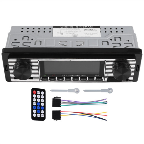 Radio samochodowe Bluetooth Vintage Odtwarzacz MP3 Stereo 2
