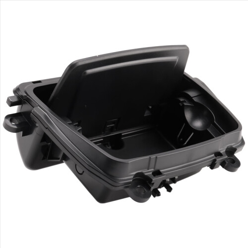 Caixa de montagem de cinzeiro de console central de plástico preto para Série 5 2