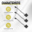 5Pcs IDE to 3 Pin Fan Power Cable PC Cooling Convertor Cable 6