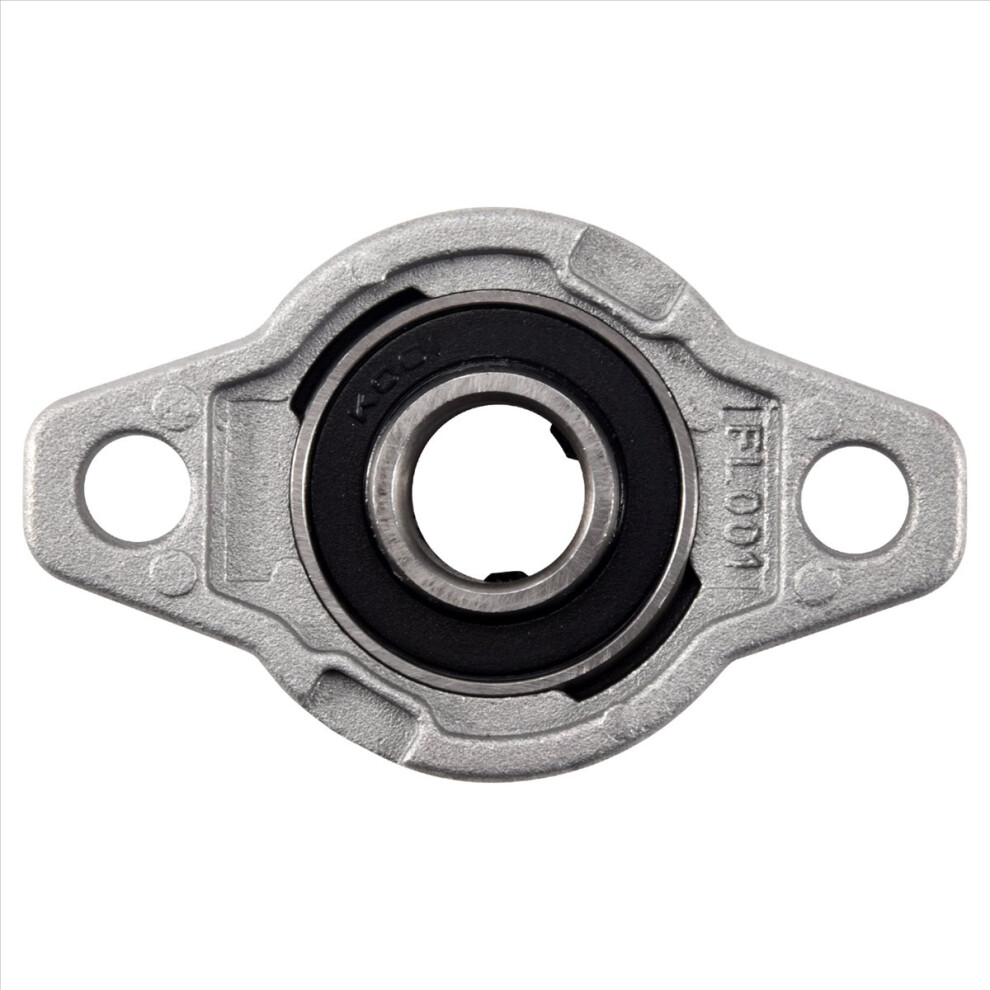Fl001 Zinc Alloy 12Mm Bore Self Aligning Pillow Block Bearing Flange Gray/Black 4712107265294