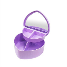 Heart Shape Jewelry Box, Plastic Jewelry Storage, Jewelry Box