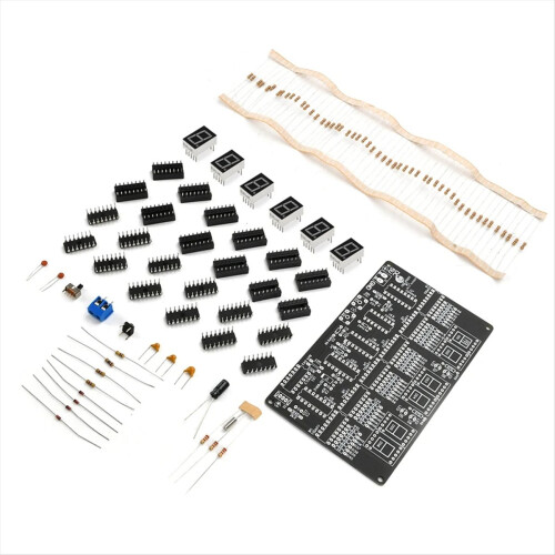 DC4.5V-5.5V 6-bitars digital kretsklocksats Elektronisk klockinlärning 2