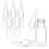 Frasco nasal pequeno e transparente de 10 ml, 20 unidades 2