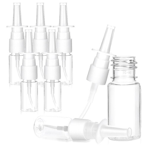 Frasco nasal pequeno e transparente de 10 ml, 20 unidades 1