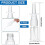 Frasco nasal pequeno e transparente de 10 ml, 20 unidades 7
