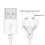 2 Stück magnetisches USB-DC-Ladekabel, 0,8 m Ladekabel für Massagegerät 5