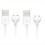 2 Stück magnetisches USB-DC-Ladekabel, 0,8 m Ladekabel für Massagegerät 1