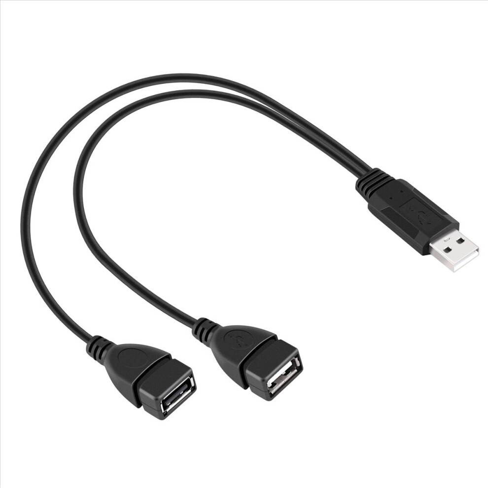Usb 2.0A Male Auf 2 Dual Usb Female Jack Y Splitter Adapter Kabel 4712661087349